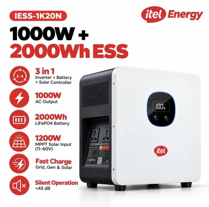 Itel Power Tank 1000 1000W and 2000Wh feature artwork